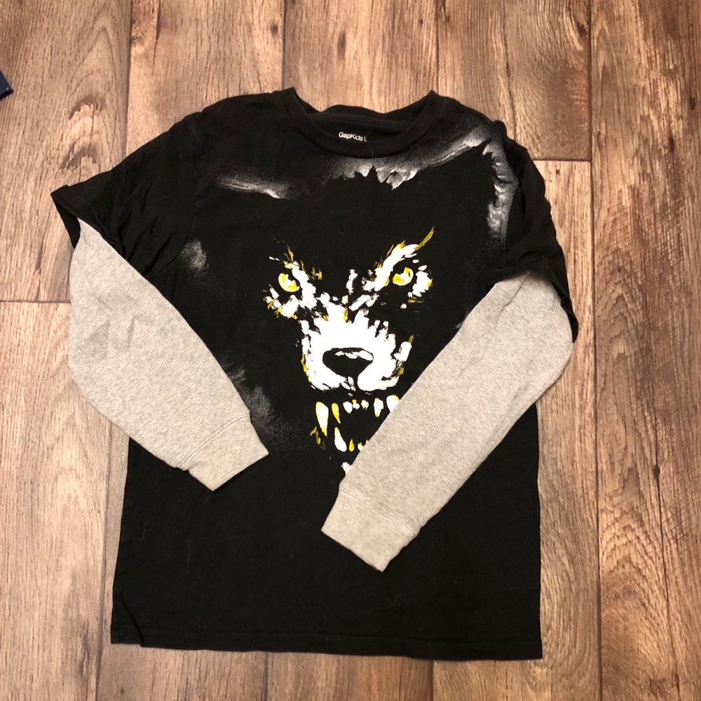 Boys Long Sleeve Shirt Bundle M-L | Champion Gap Kids Camo Thermal 3-Pack - Picture 3 of 4